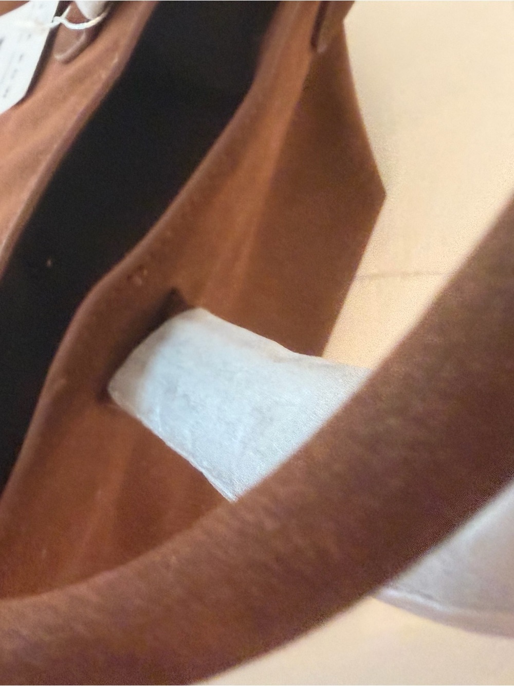 The Row Brown Suede Shoulder Bag - Picture 7 of 10